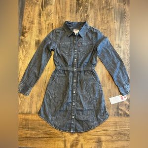Levi’s Girls Black Jean Dress. New with tags.